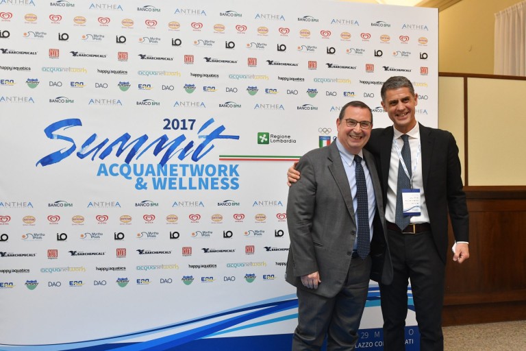 Giovanni Malagò e il Prof. Sergio Tosi (Pres. Sport Management)